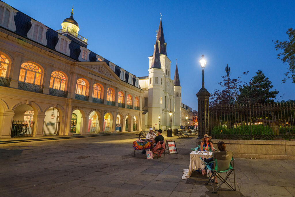 Jackson Square in New Orleans, Louisiana; Credit: Zack Smith