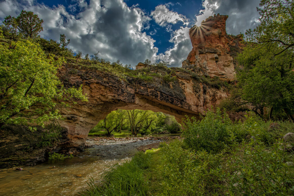 Ayres Natural Bridge Park in Douglas, Wyoming