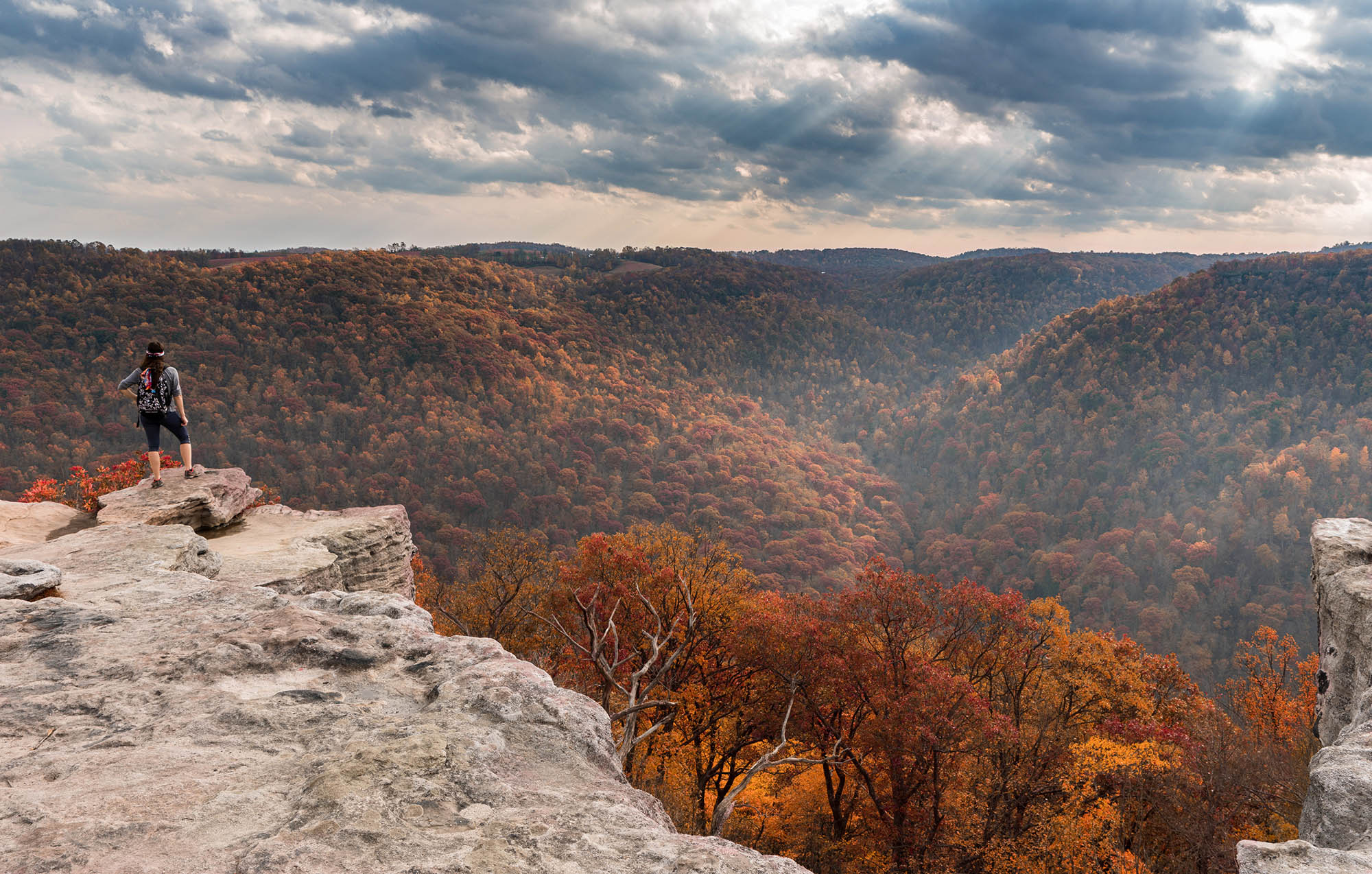 Raven Rock Overlook near Morgantown, West Virginia