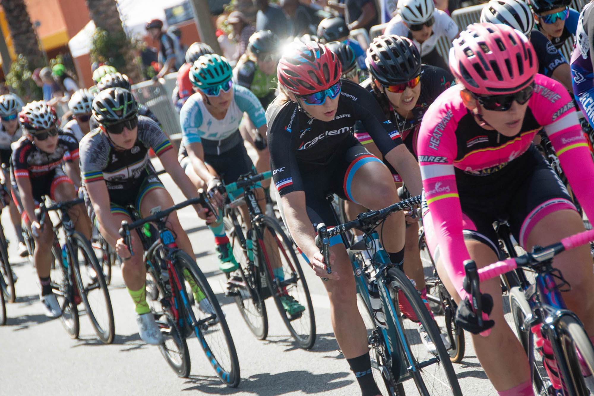 Cyclists riding the Sun City CRIT in El Paso, Texas; Credit: Visit El Paso
