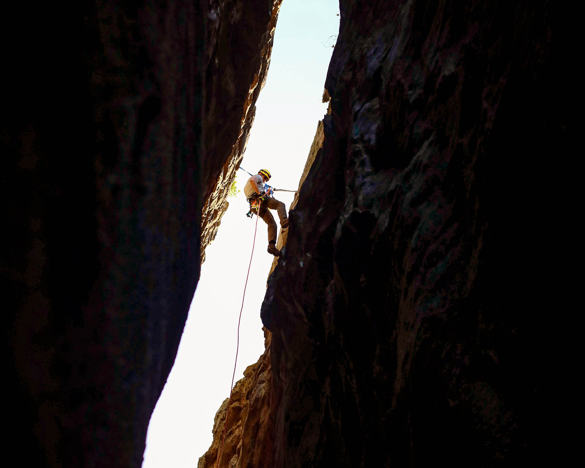 Escalade au Cherokee Rock Village à Leesburg, Alabama; Crédit : Timothy Pooler
