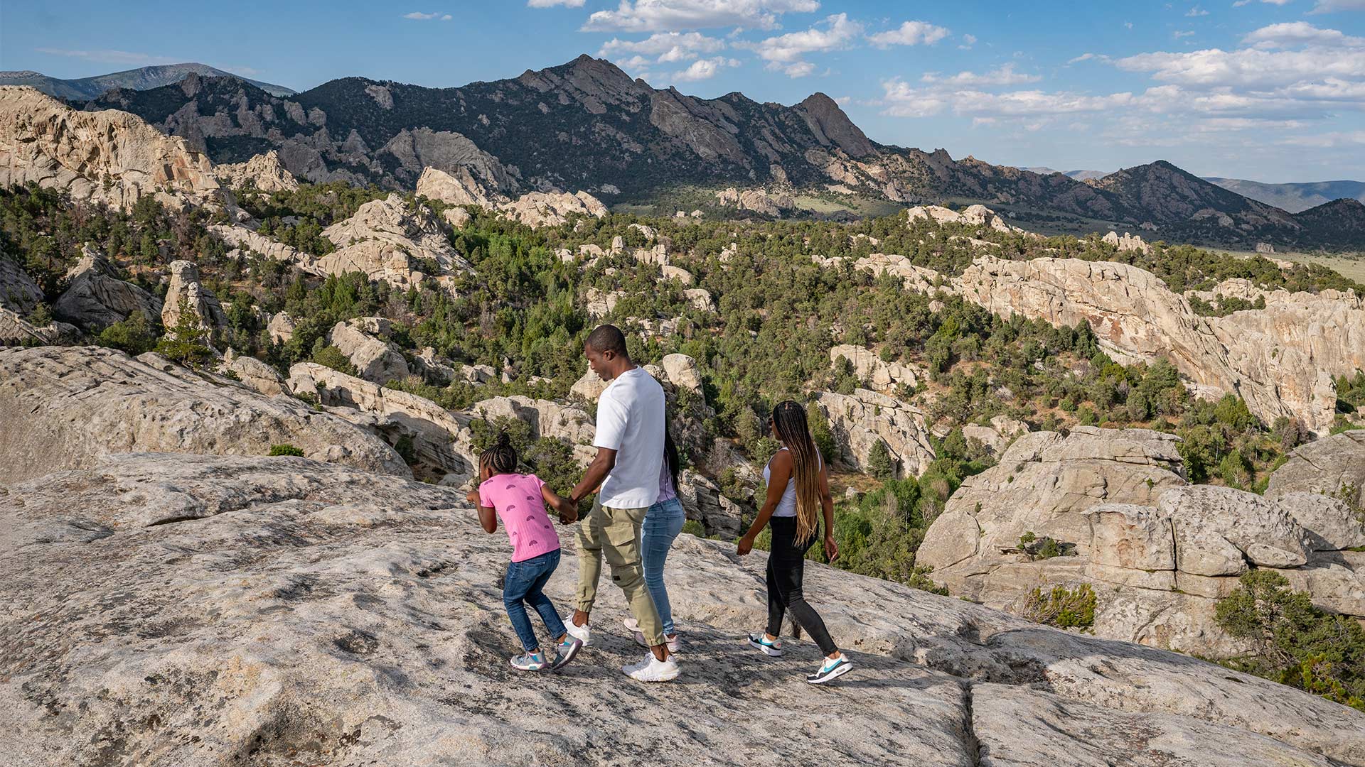 Hiking City of Rocks near Almo, Idaho