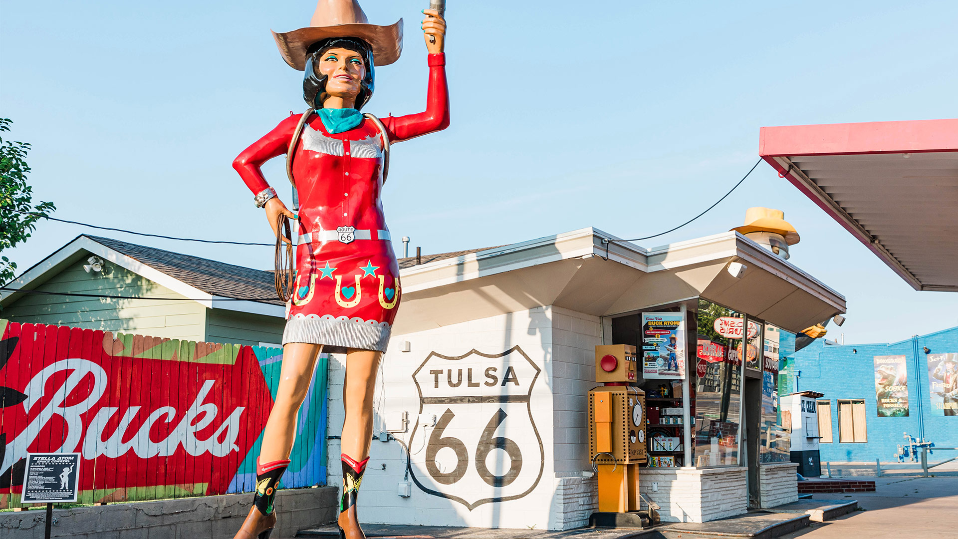 Buck Atom's Cosmic Curios on Route 66 in Tulsa, Oklahoma