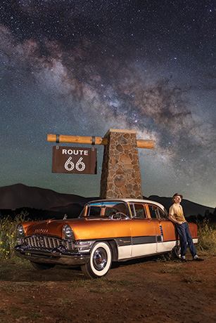 アリゾナ州 フラッグスタッフ、ルート 66 沿いルート 66 星空観察