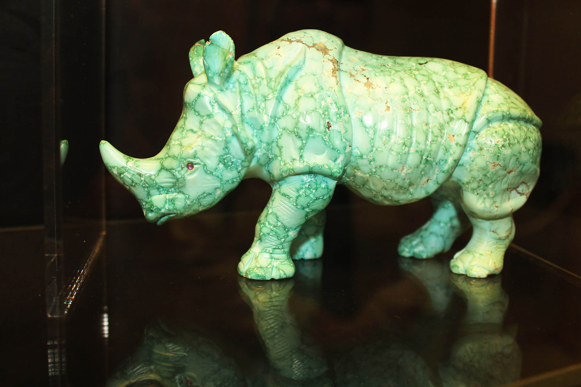 Turquoise exhibit at Mohave Museum of History & Art in Kingman, Arizona; Credit: Kingman Office of Tourism
