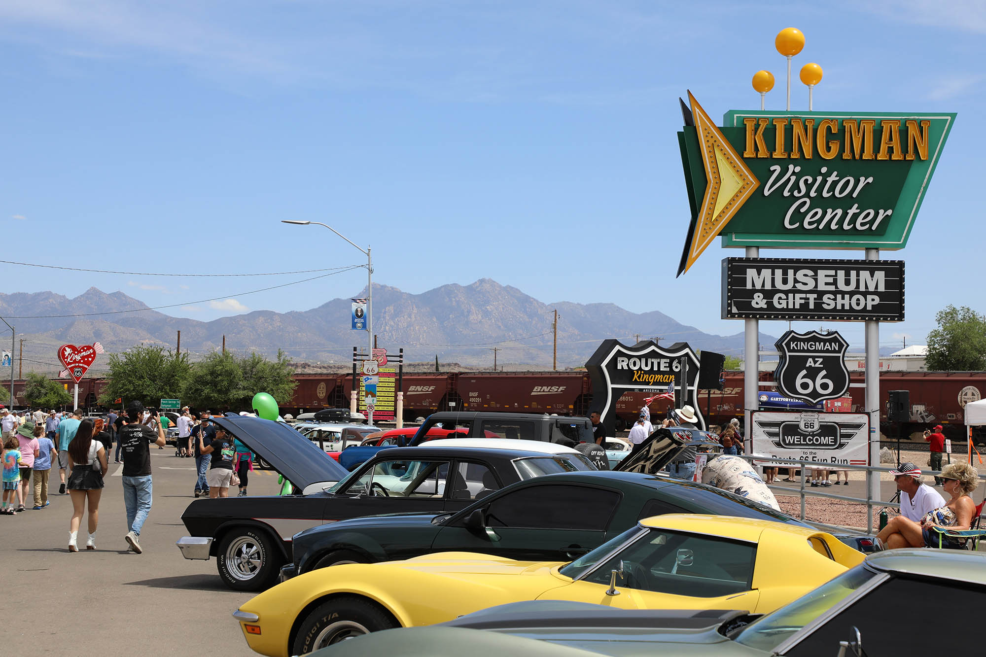 Route 66 Fun Run in Downtown Kingman, Arizona; Credit: Kingman Office of Tourism
