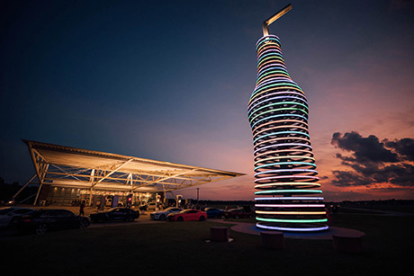 オクラホマ州にある「ポプス66ソーダ・ランチ」