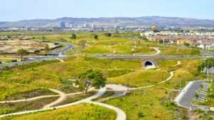 Aerial view of Great Park in Irvine, California