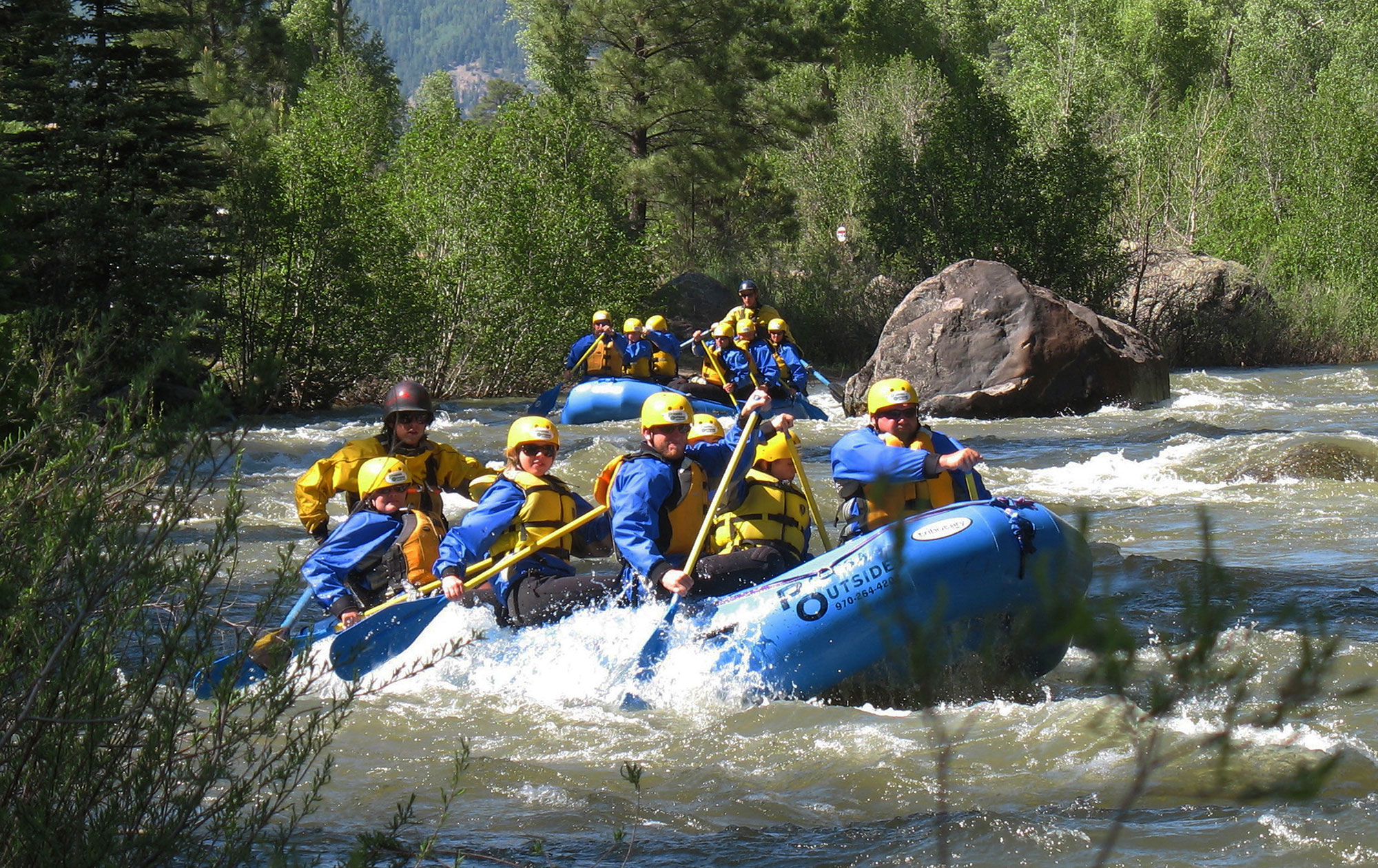 Whitewater rafting on the West Fork of the San Juan River in Colorado; Credit: Visit Pagosa Springs