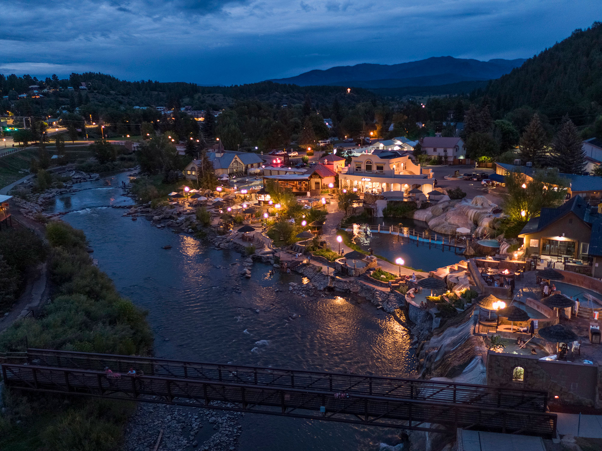 Downtown Pagosa Springs, Colorado, on the San Juan River; Credit: Visit Pagosa Springs