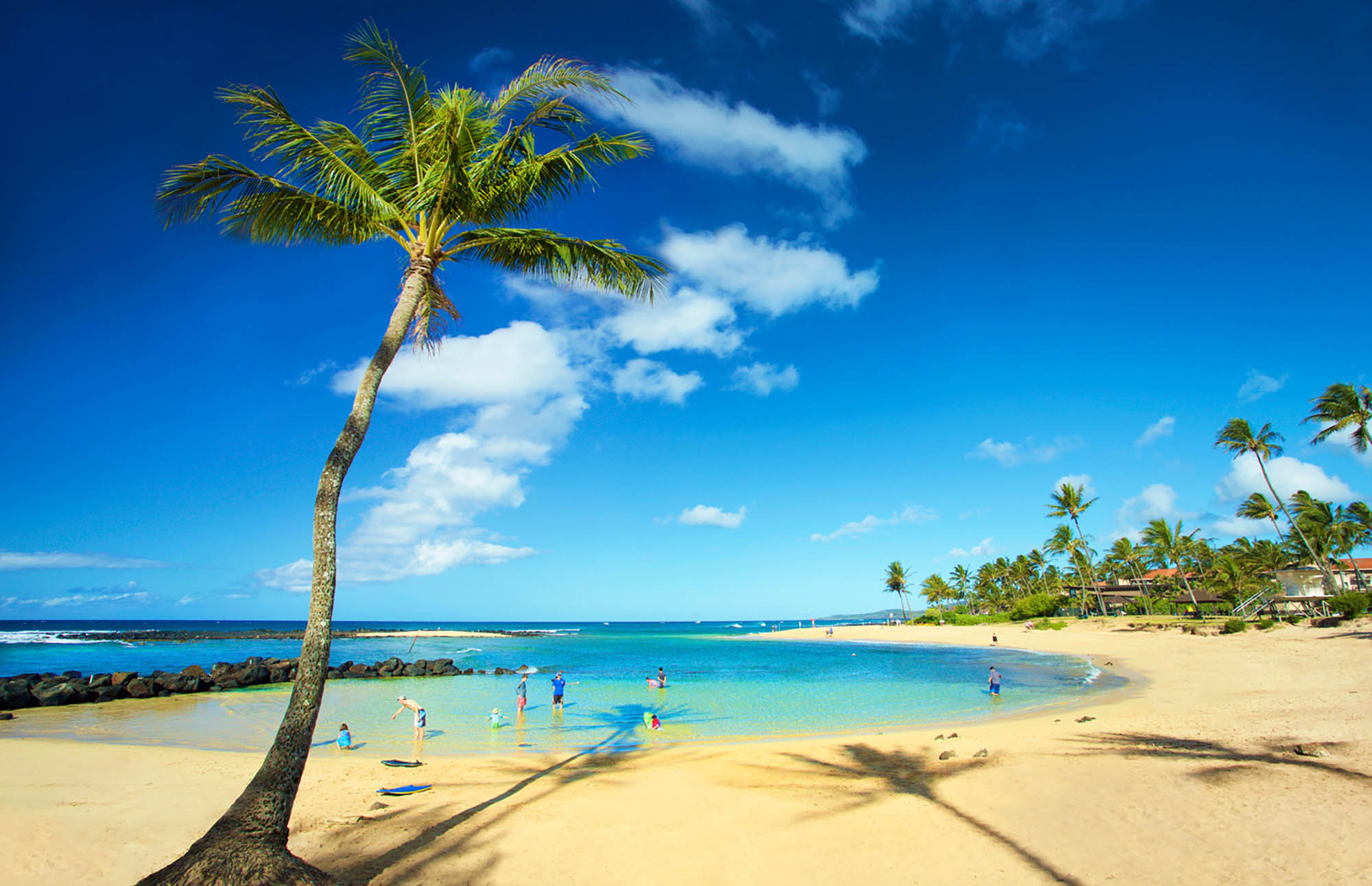 Poʻipū Beach Park in Kauaʻi, Hawaiʻi; Credit: Kicka Witte