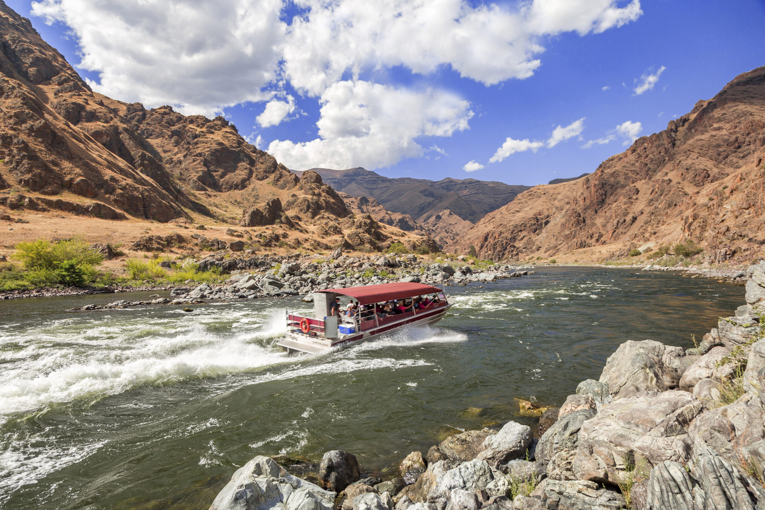 Bootsfahrt durch den Hells Canyon in Lewiston , Idaho
