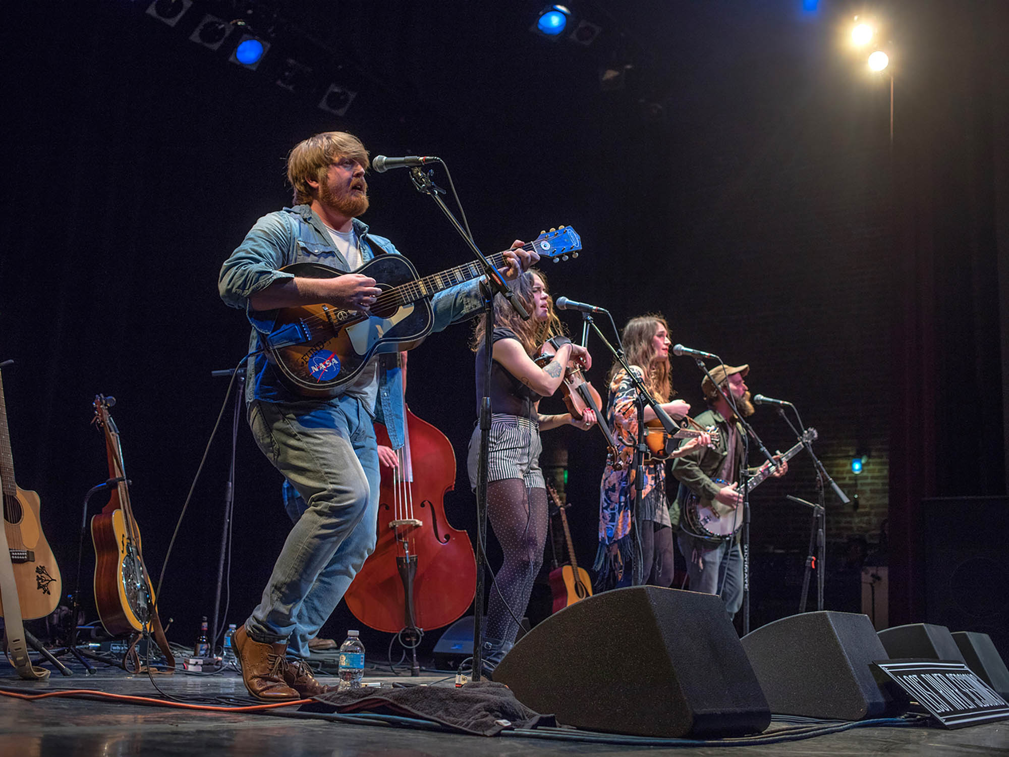 The band The Stray Birds performing in Bowling Green, Kentucky