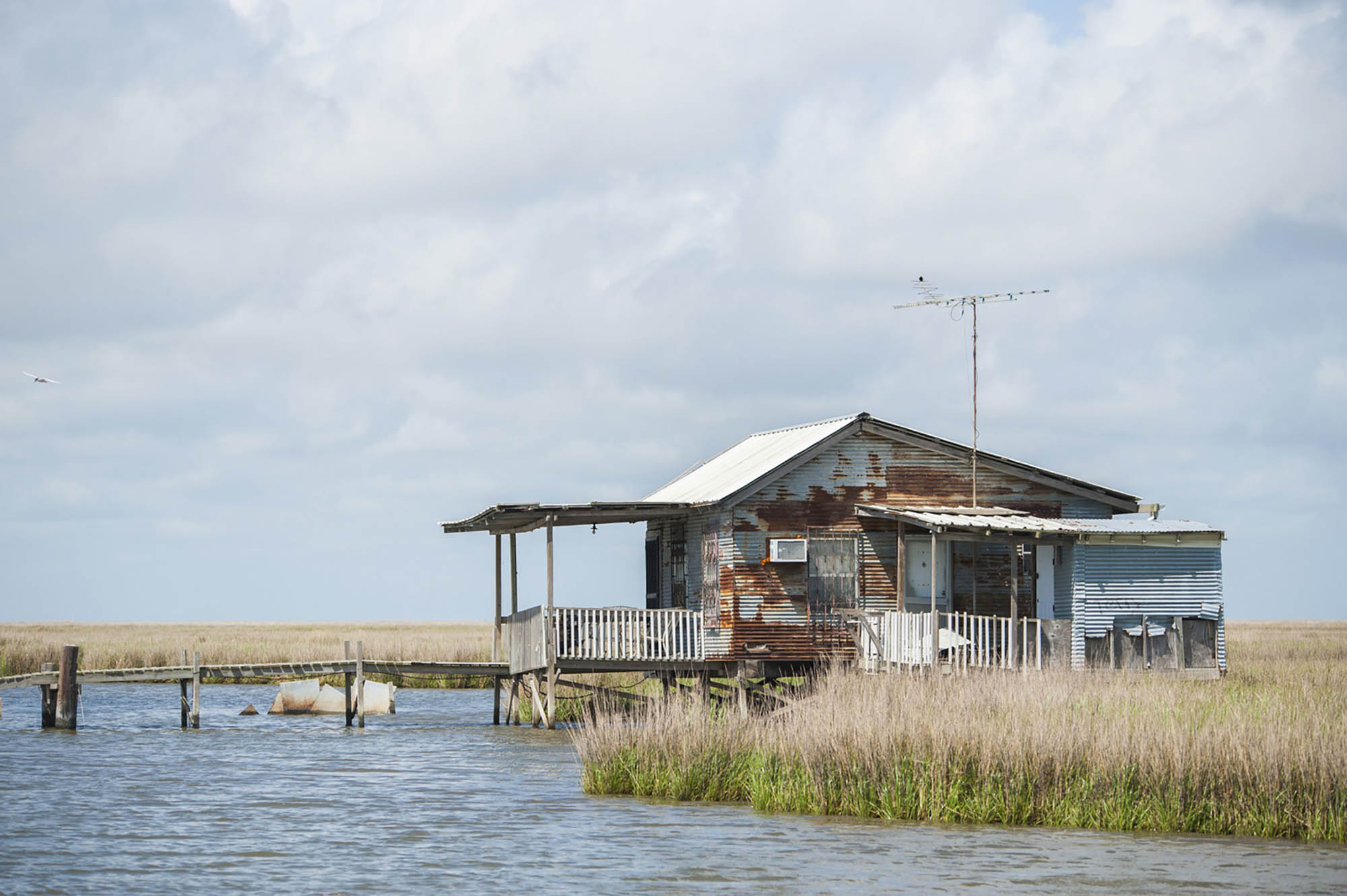 A filming location of Beasts of the Southern Wild, near Houma, Louisiana
