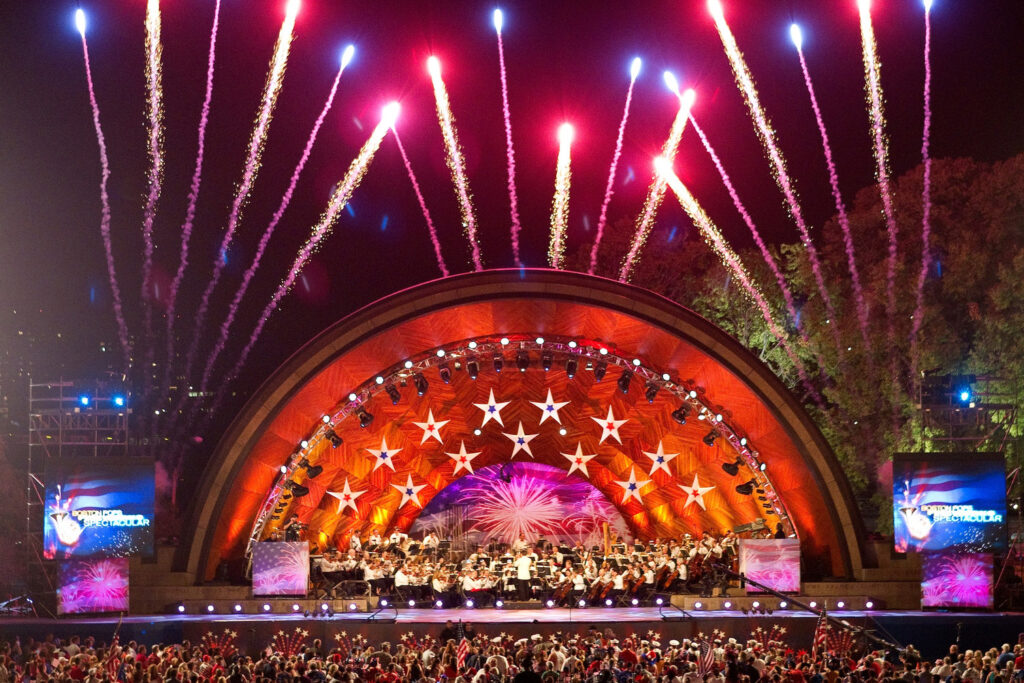 Hatch Memorial Shell à Boston, dans Massachusetts
