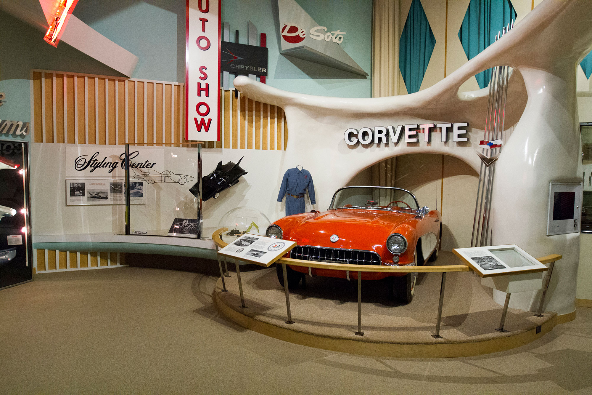 Display at the Michigan History Center in Lansing, Michigan