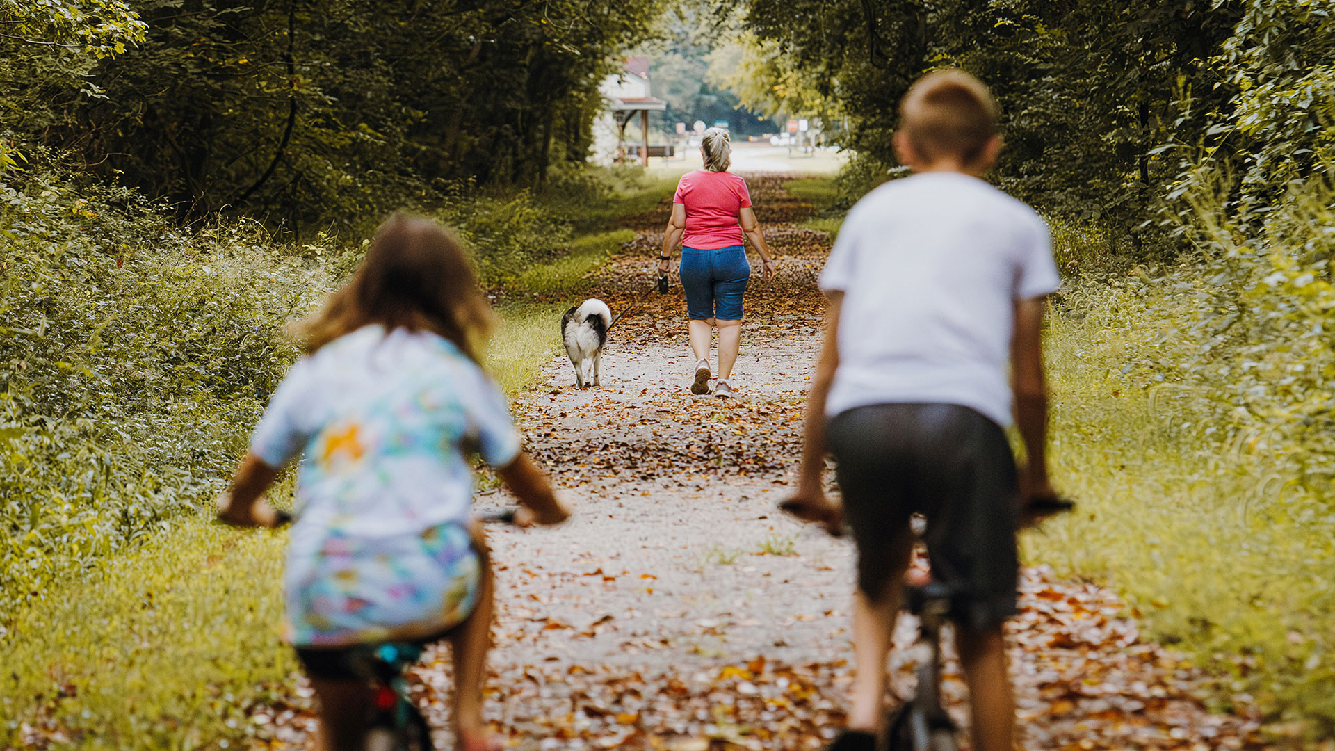 Una boccata d’aria fresca con la famiglia sul Katy Trail nella contea di Callaway, nel Missouri