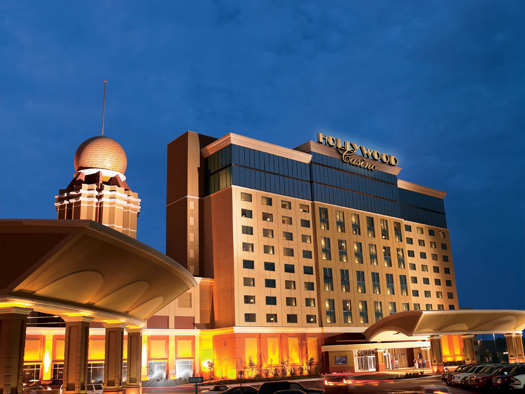 L'esterno dell'Hollywood Casino a Maryland Heights, nel Missouri 
