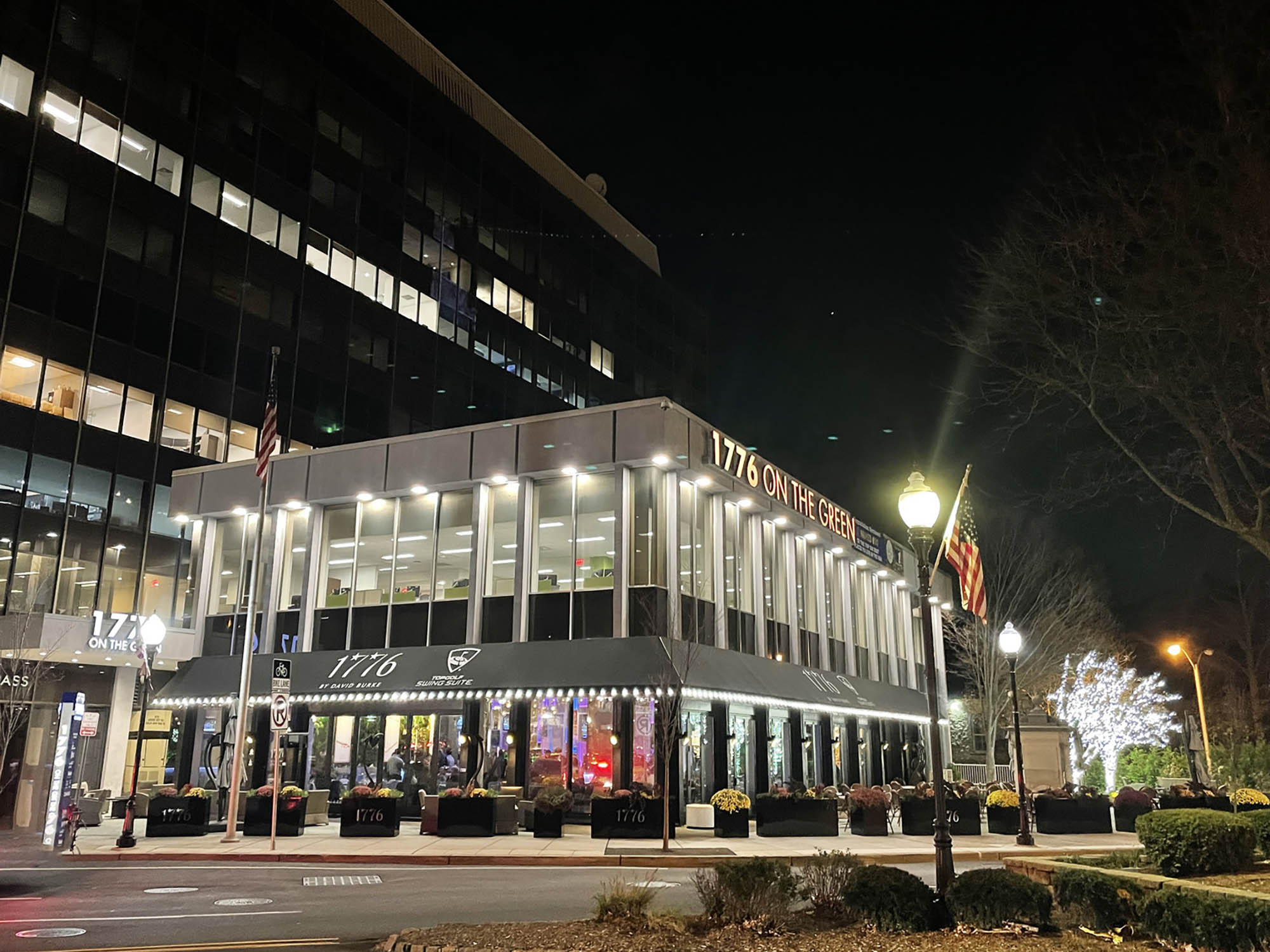 The exterior of 1776 by David Burke in Morristown, New Jersey
