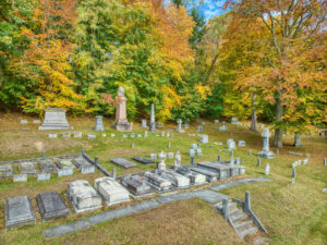 The Fort Hill Cemetery in Auburn, New York