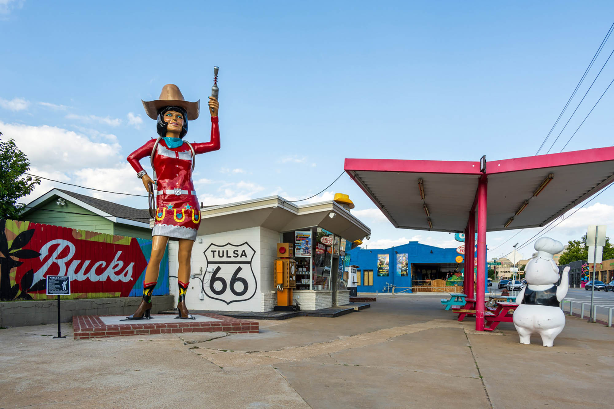 Buck Atom's Cosmic Curios on Route 66 in Tulsa, Oklahoma; Credit: Tyler Layne Photography