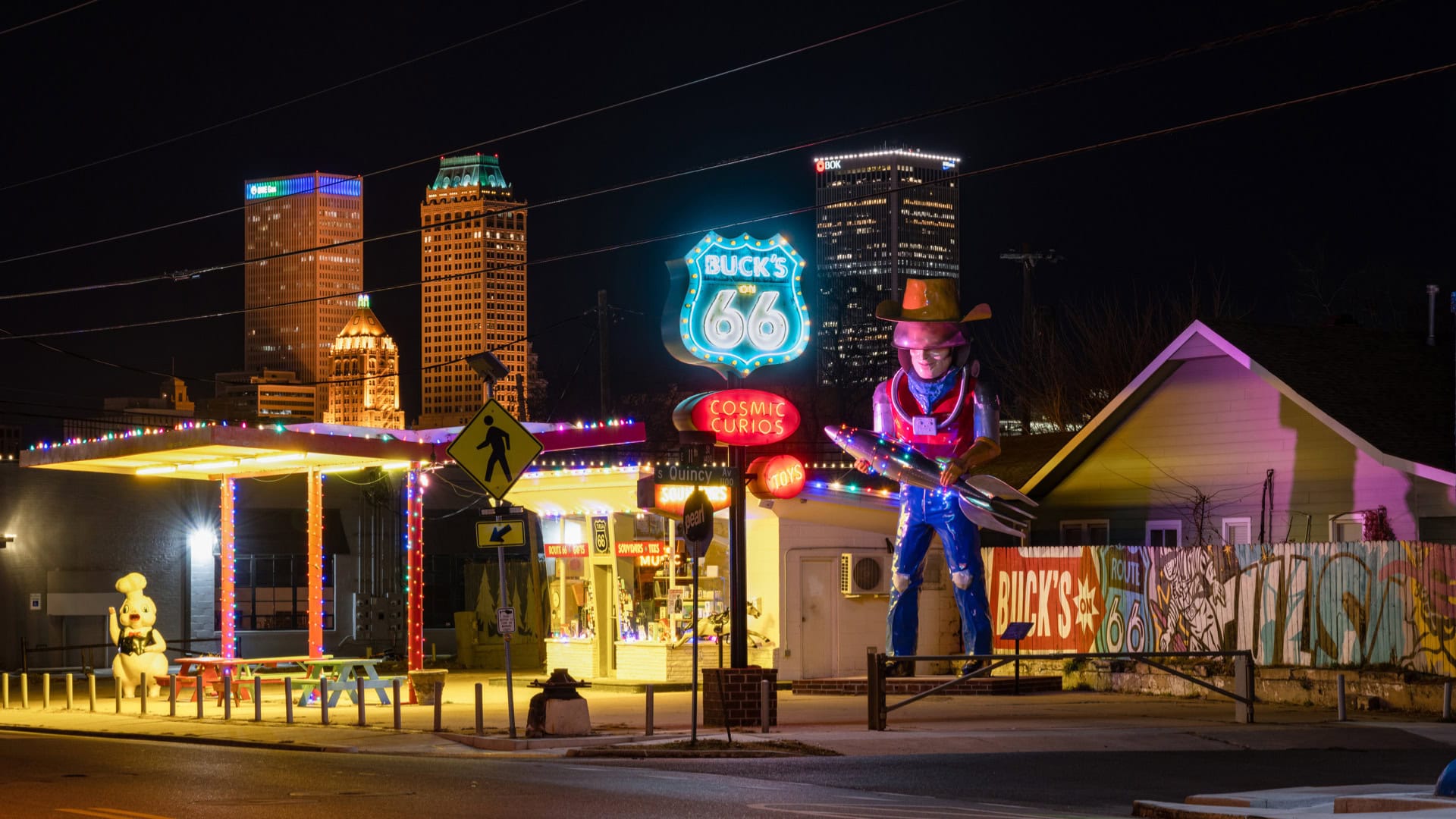 Buck Atom's Cosmic Curios on Route 66 in Tulsa, Oklahoma