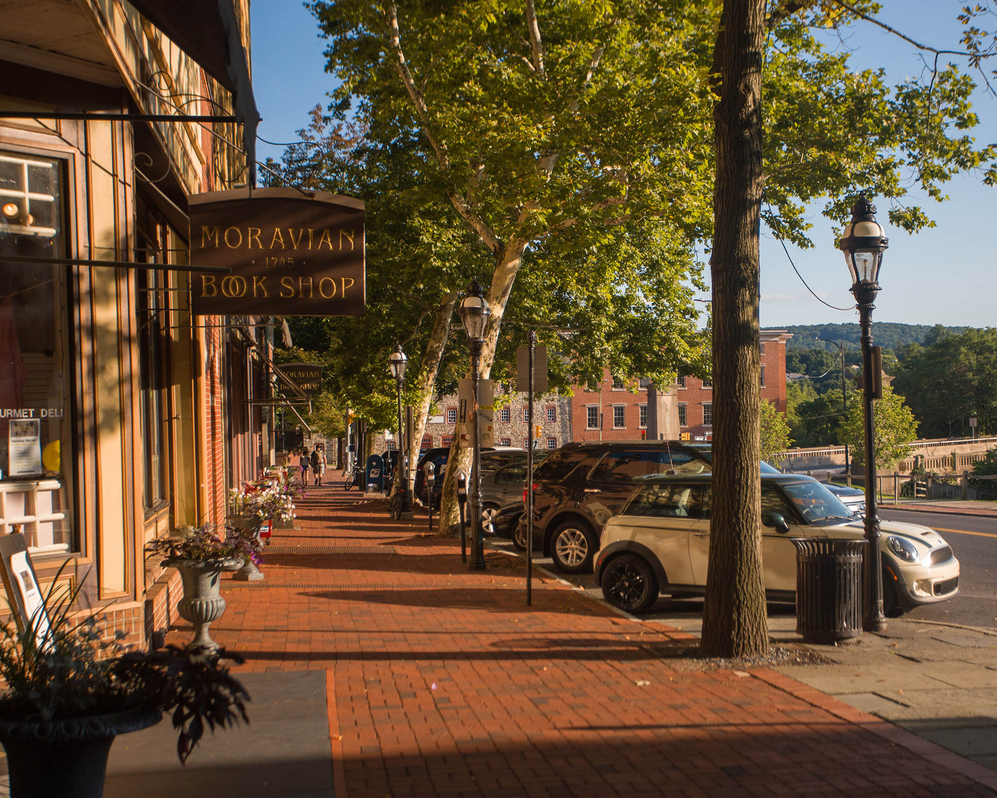 La librairie morave historique au centre-ville de Bethlehem, en Pennsylvanie; Crédit : Discover Lehigh Valley