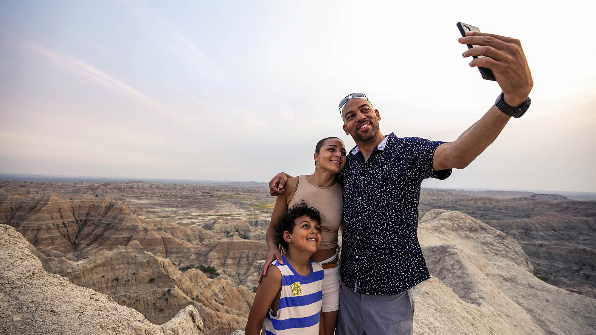 Badlands National Park in South Dakota; Credit: Wall Badlands Chamber
