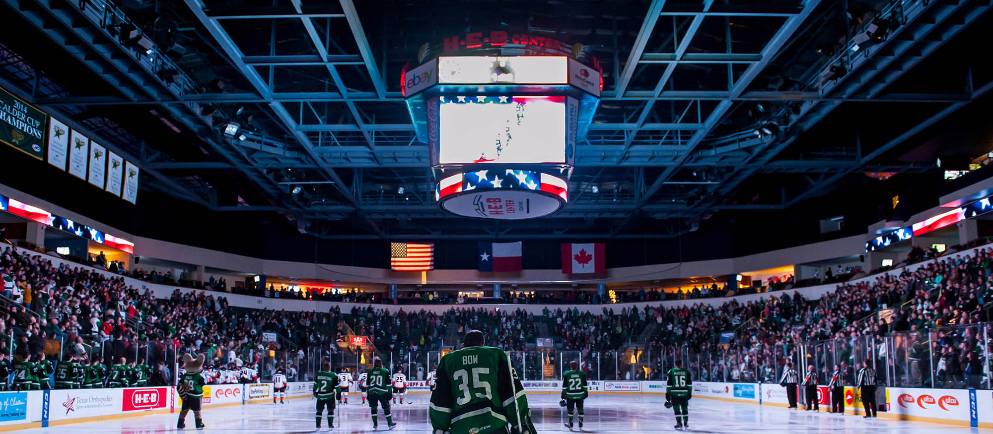 Texas Match de hockey des étoiles au H-E-B Center à Cedar Park, Texas