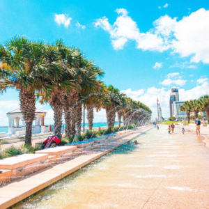 Corpus Christi Downtown Seawall in Corpus Christi, Texas