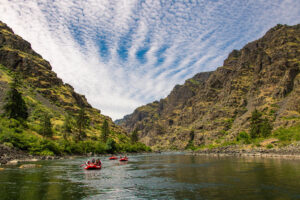Rafting the Snake River near Lewiston, Idaho; Credit: Chad Case