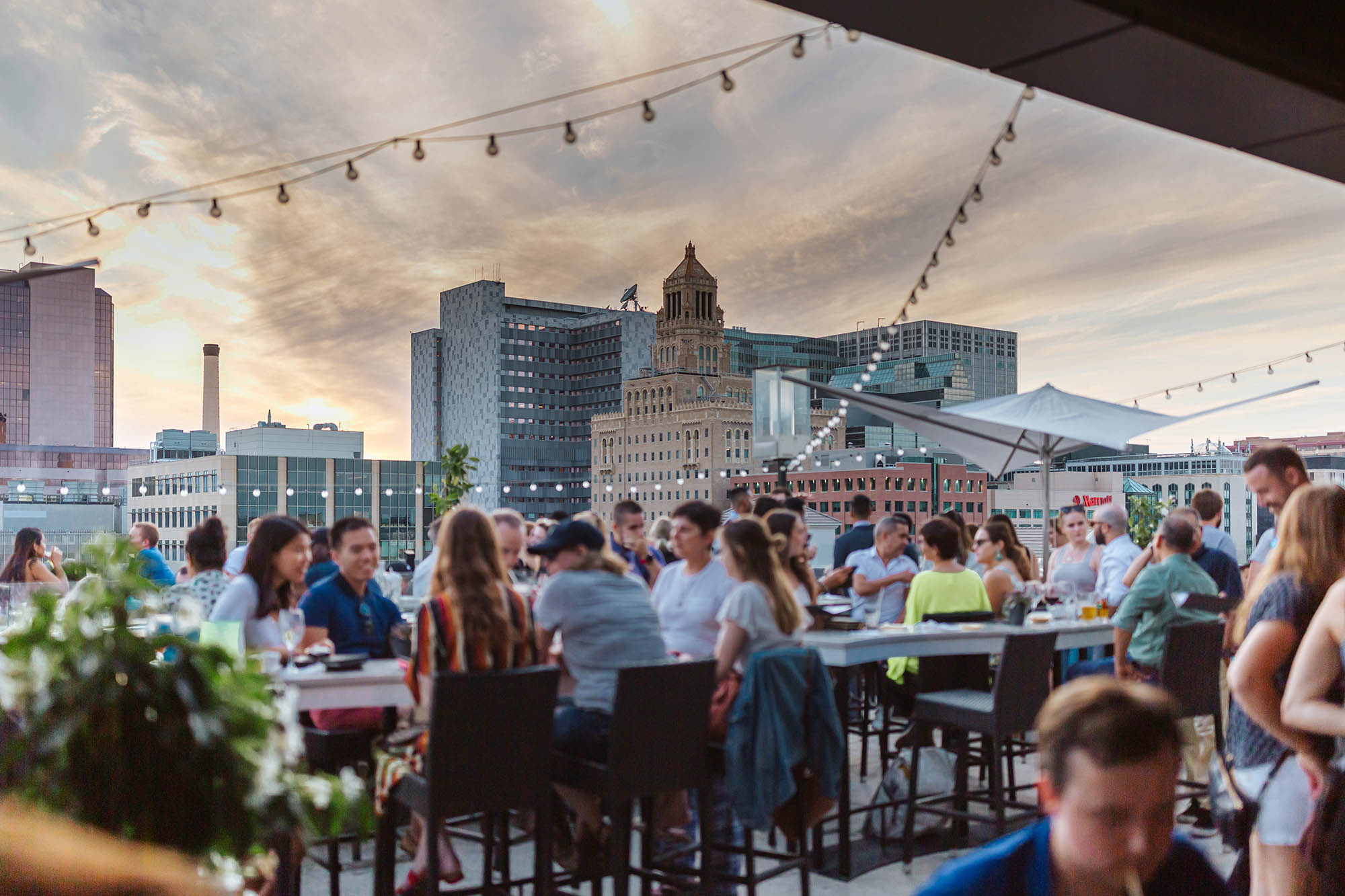 Speisen auf dem Dach Rochester , Minnesota