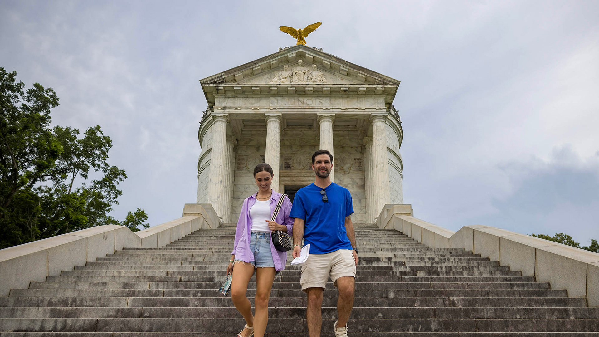 Illinois en el Parque Militar de Vicksburg, en Vicksburg, Mississippi