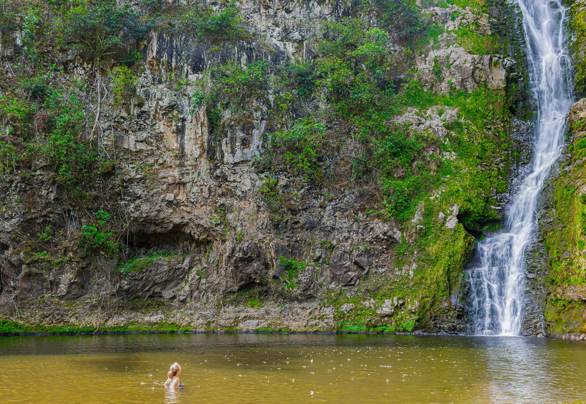 Chutes Moa’ula sur Molokaʻi, Hawaï