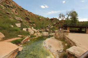 Hot Springs State Park in Thermopolis, Wyoming