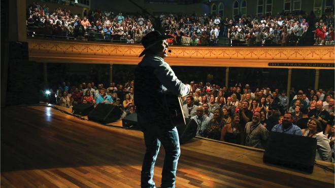 Singing on Stage