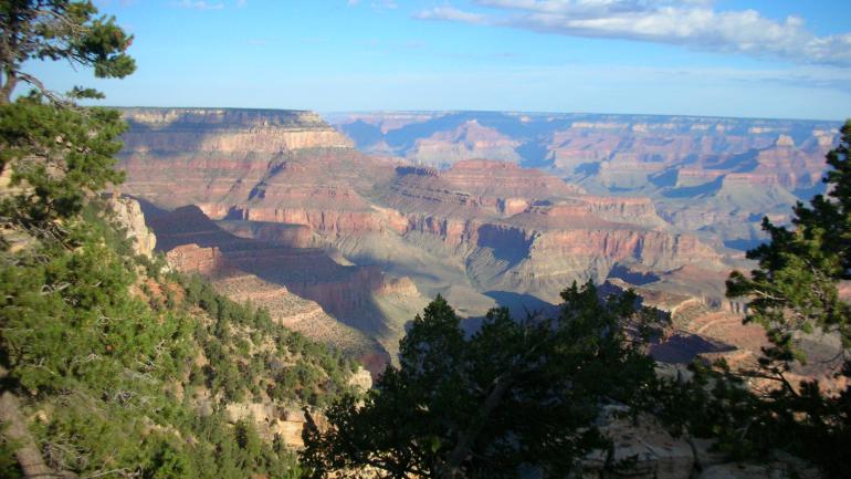 Aerial view of the Grnad Canyon