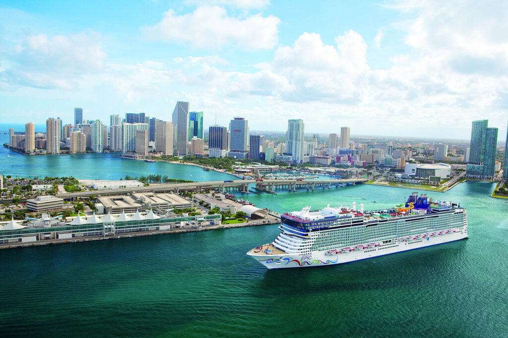 In crociera con Norwegian Cruise Line a Miami, in Florida