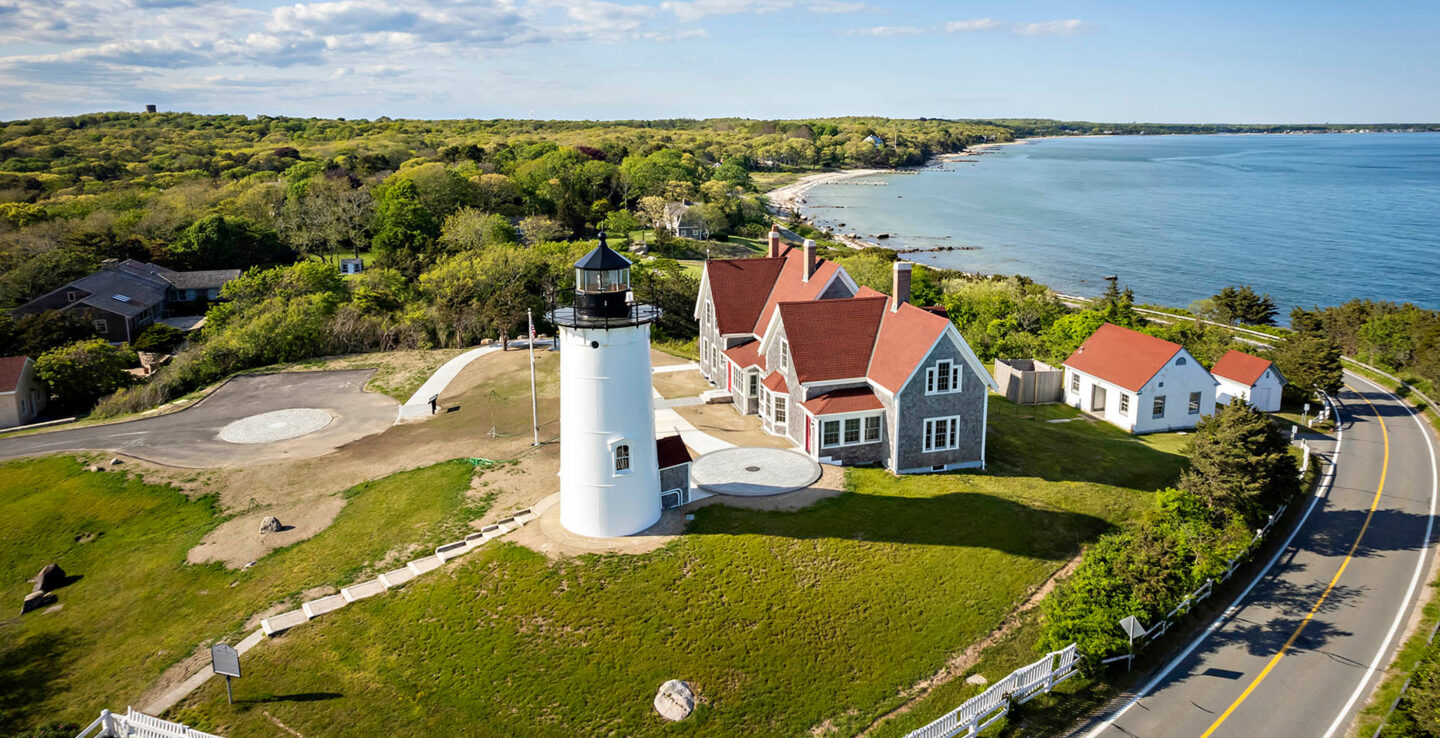 Faro de Nobska en Falmouth, Massachusetts  Cape Cod; Crédito: Randi Baird