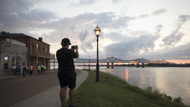 Taking photo of water