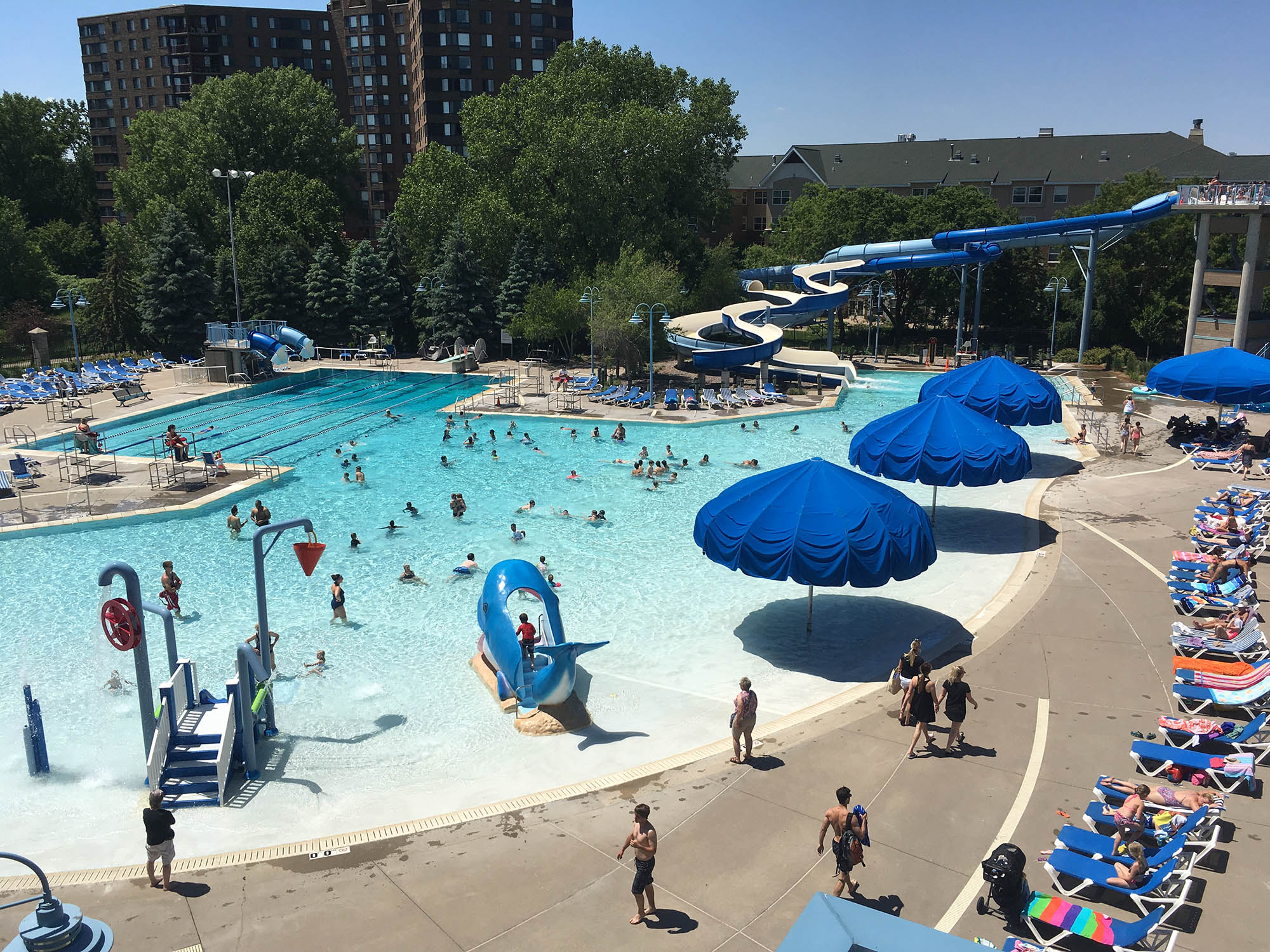 St. Louis Park Aquatic Park in St. Louis Park, Minnesota