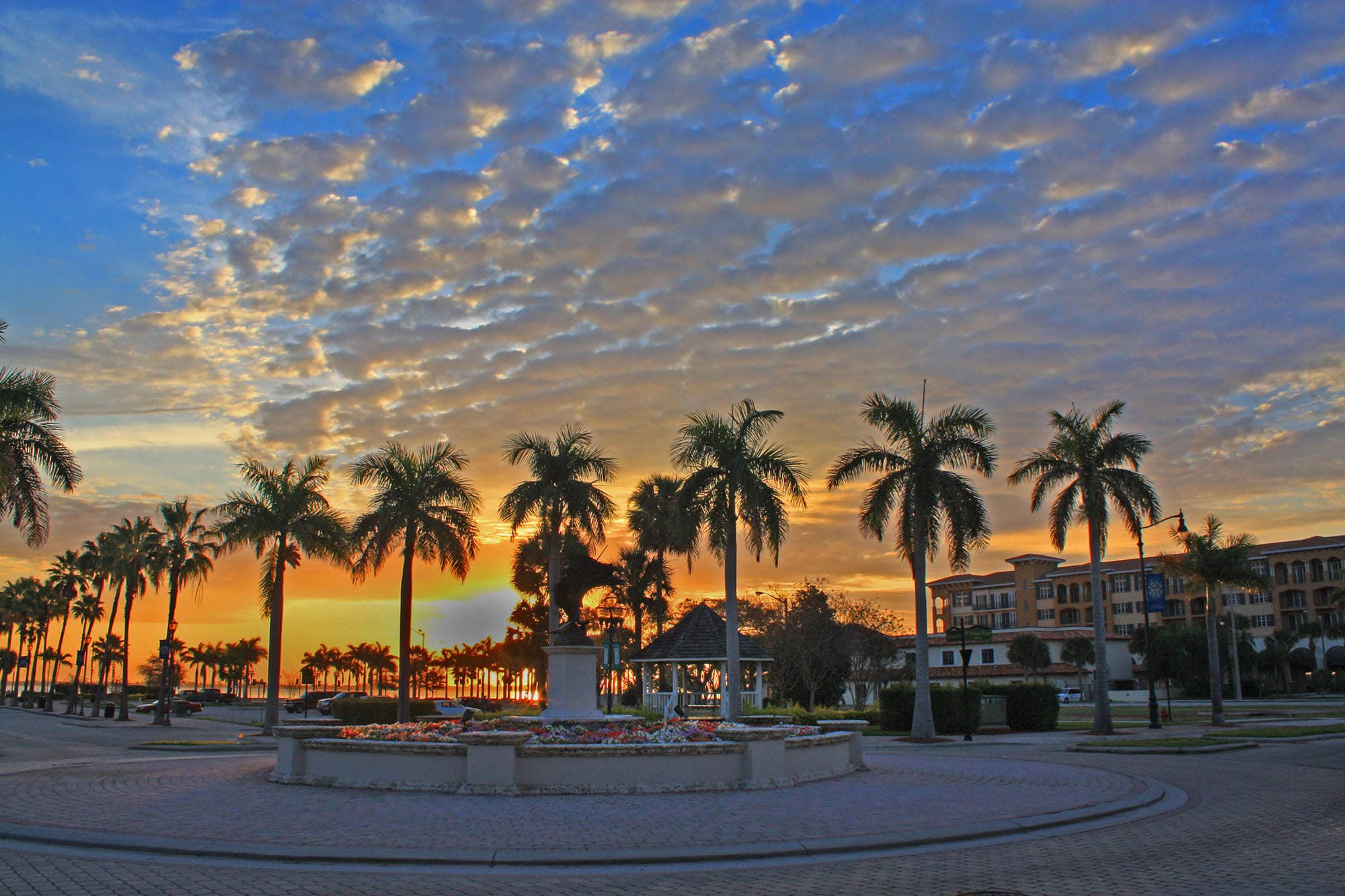 Centre-ville de Fort Pierce, dans le comté de St. Lucie, Floride
