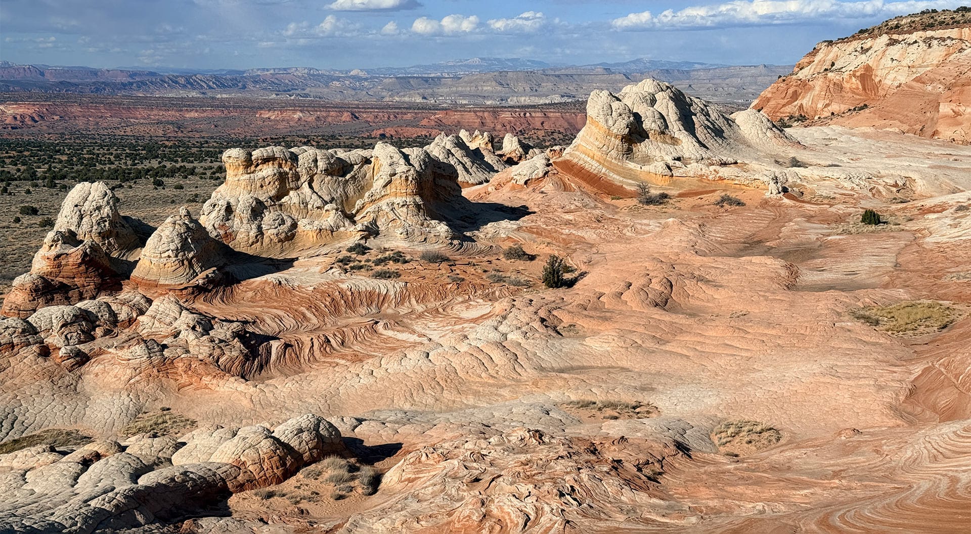 애리조나주 Page 근처 Vermillion Cliffs 국립 기념물에 있는 화이트 포켓