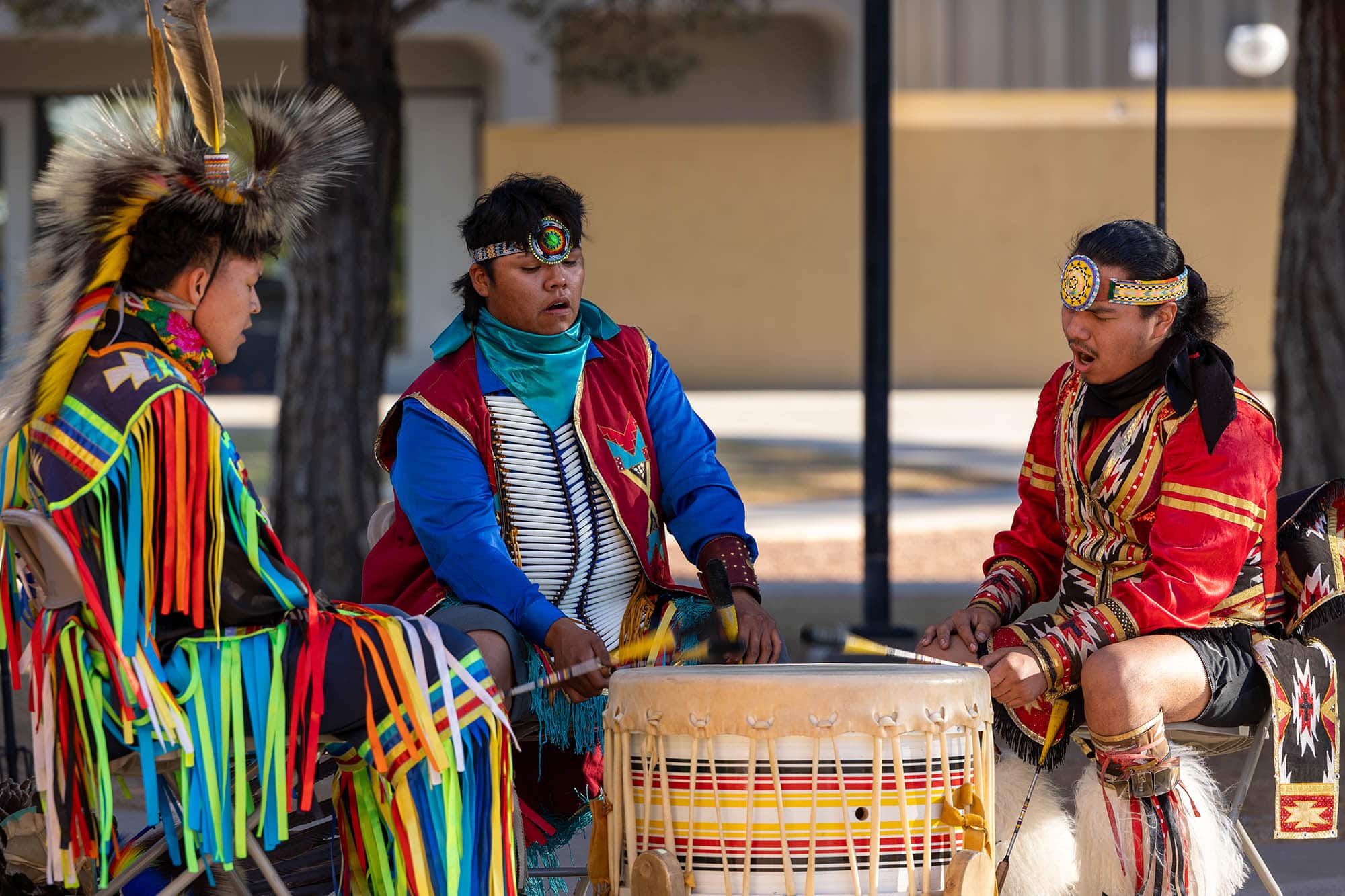 Sänger der Navajo-Nation treten auf in Page Arizona; Foto: Antonia Muskat