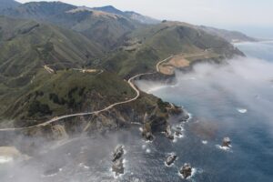 The coast of Big Sur in Monterey County, California