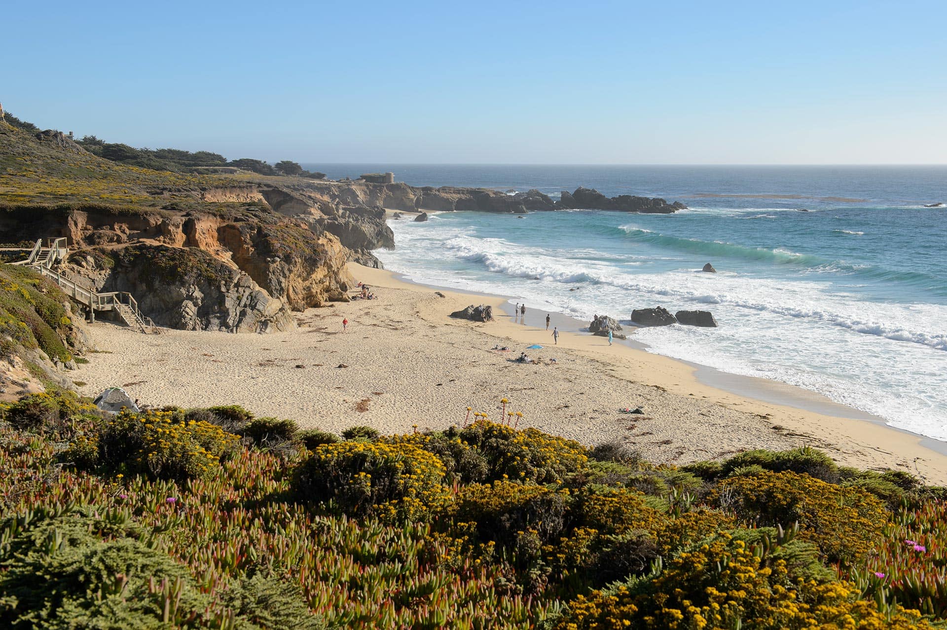 Playa de Garrapata, en Condado de Monterrey, California