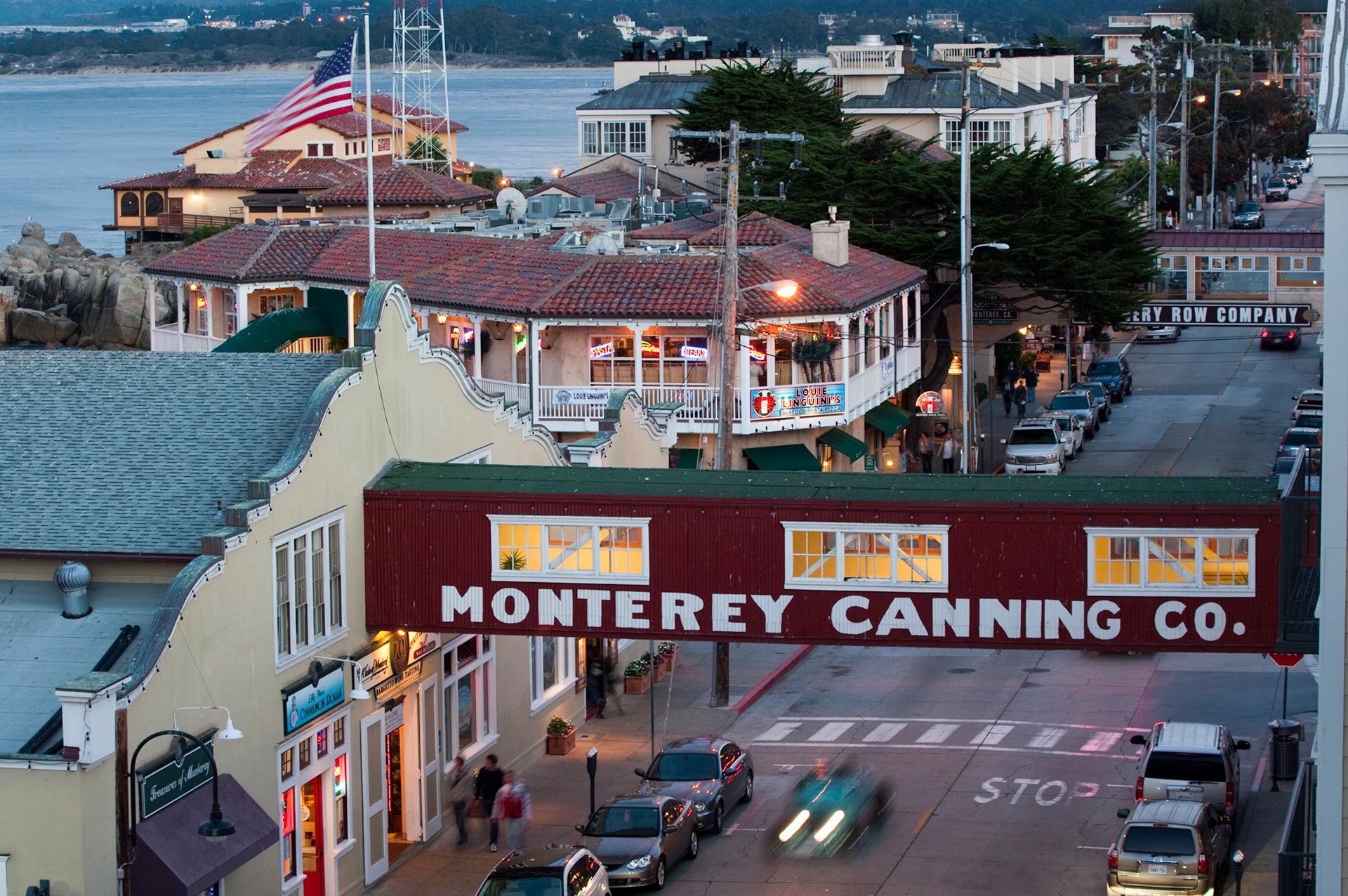 La histórica Cannery Row de Monterey, California