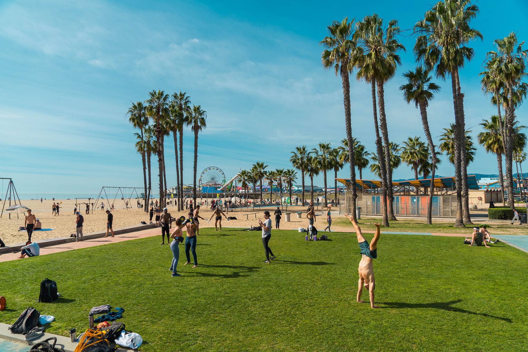 Muscle Beach in Santa Monica Kalifornien