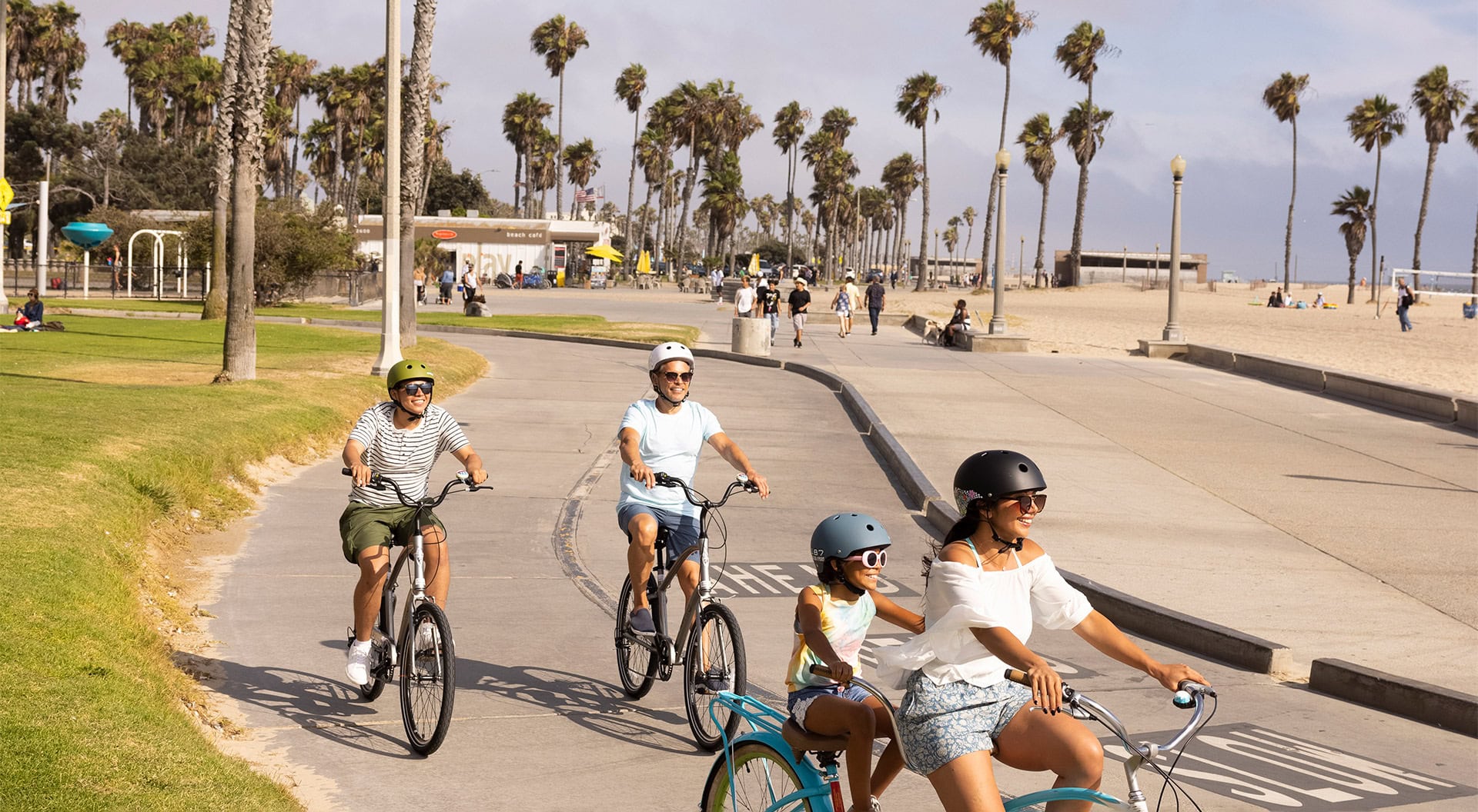 Biking the Marvin Braude Trail in Santa Monica, California