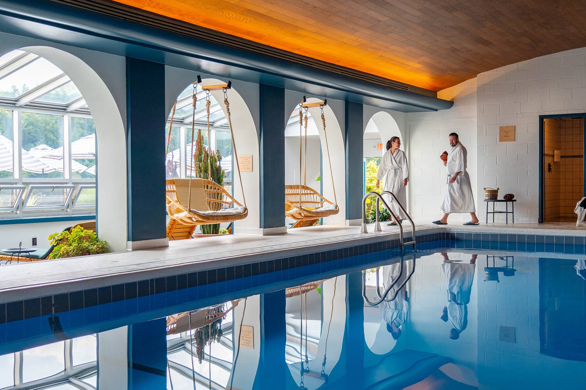 El spa de Hemlock Neversink, en Neversink, Nueva York